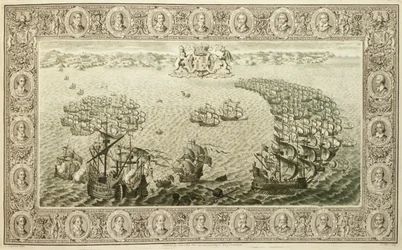 Armada (engraving from a tapestry)